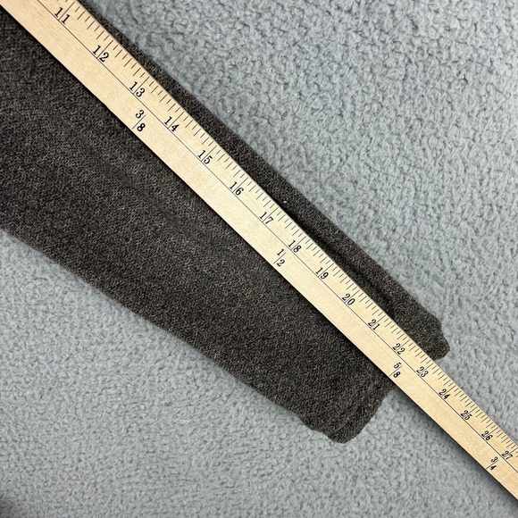 DESO Sweater Womens Large 1/2 Snap Pull Over Made In USA Grey Brown California - Picture 15 of 15